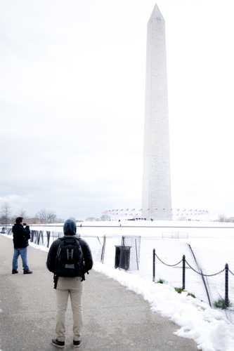 Brother in front of Washington Memorial 2